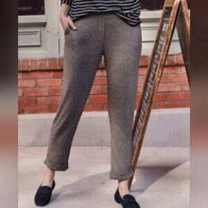 J JILL Wearever Stretch Cuffed Jogger Pants Small Pumice